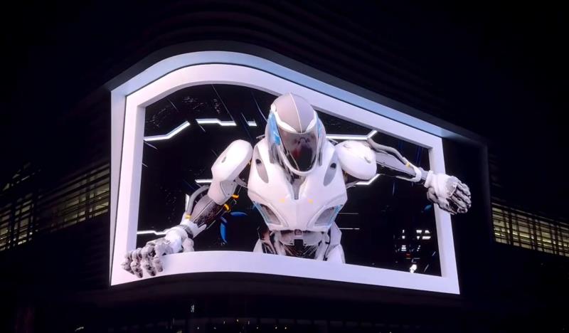 J9集团超8K裸眼3D巨屏点亮；翟