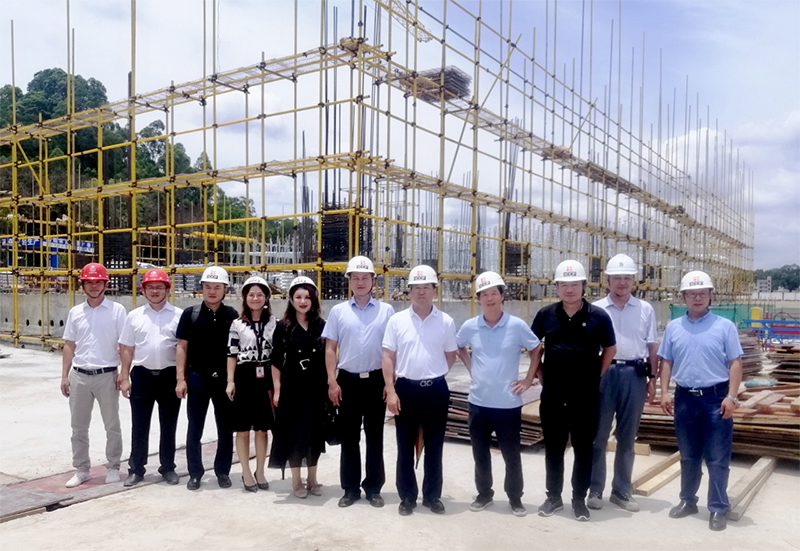 J9集团董事长李军亲临集团南方总部在建项目视察