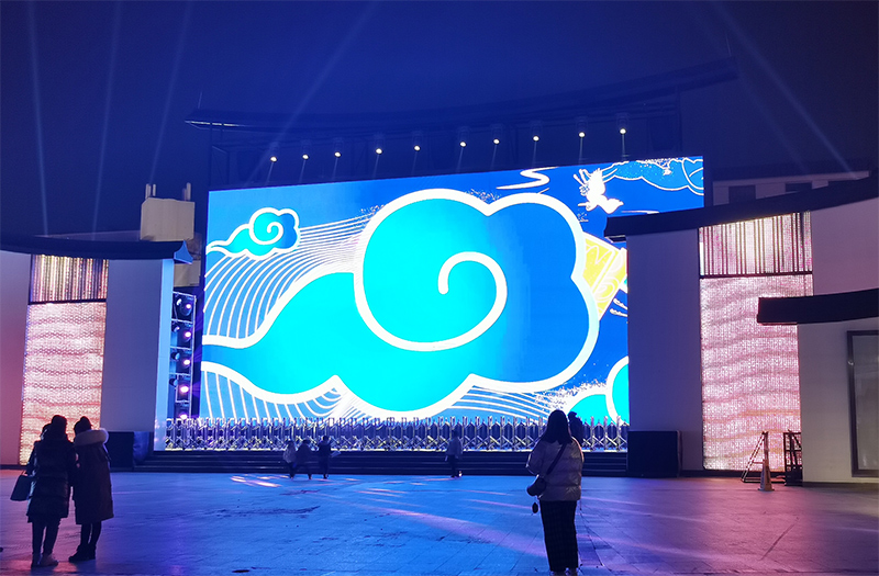 苏州苏州八点半LED网格屏项目